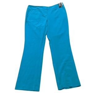 🆕 7th Avenue New York & Co Teal Straight Leg Pants 10 (Petite)